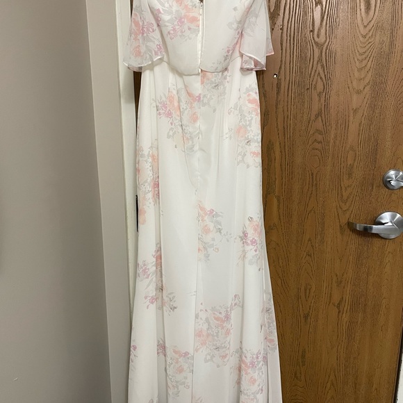 After Six Floral Gown, Bridal Size 12 - Picture 4 of 8